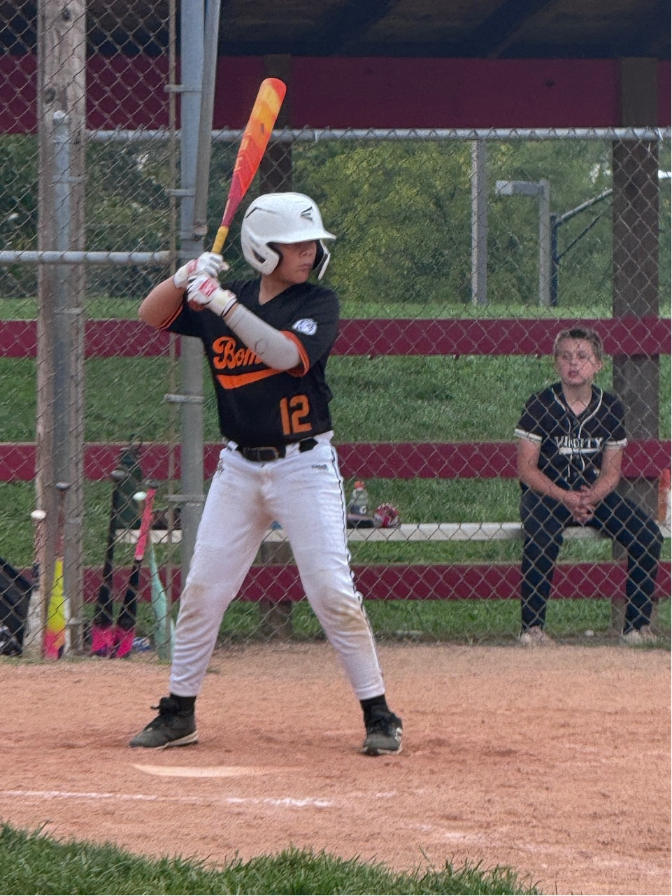 Nathanael Hipple at bat for the Keystone State Bombers during the 2026 fall season